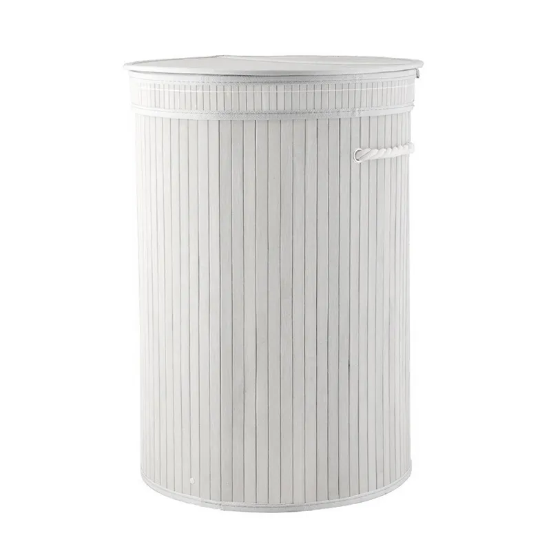 Weva Lorin Foldable Laundry Basket - Round - White product thumbnail 4