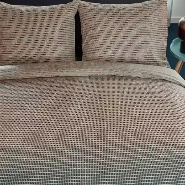 Bedding House Marmore Duvet Cover Set - 100% Cotton - Blue (Available in sizes) product thumbnail 2