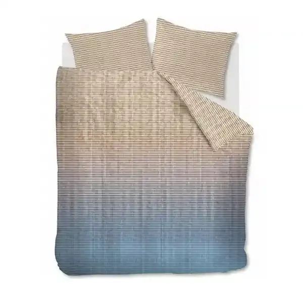 Bedding House Marmore Duvet Cover Set - 100% Cotton - Blue (Available in sizes) product thumbnail 3