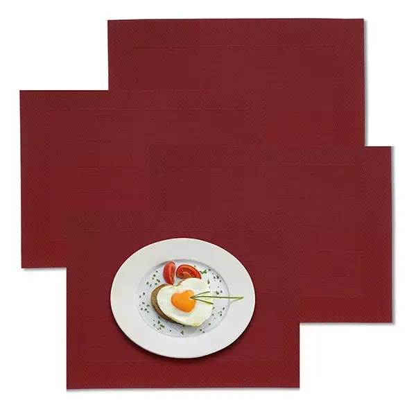 Kela Nicoletta Place mat - 45x33 cm - Red product thumbnail 2