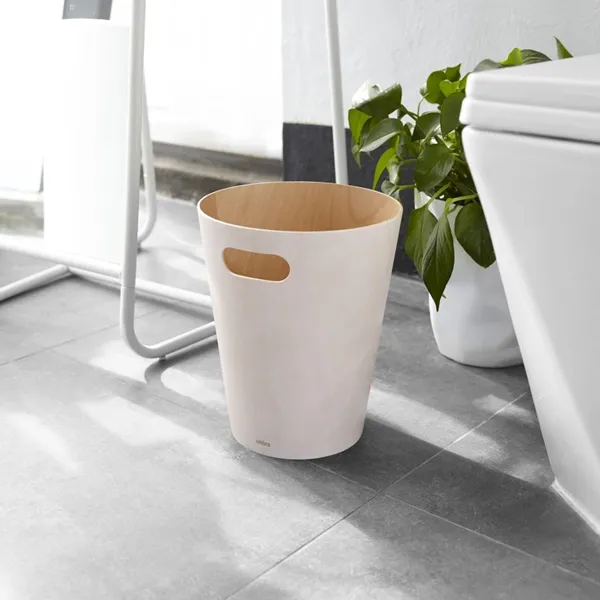 Umbra Woodrow Can - White product thumbnail 2