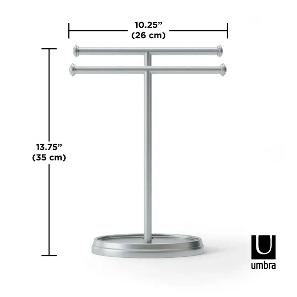 Umbra "Palm" Towel Holder - Metal - Nickel product thumbnail 7