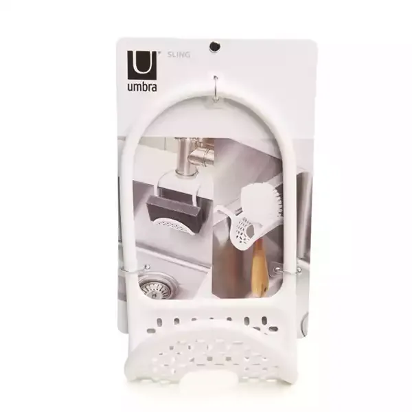 Umbra Sling Sink Caddy, Metal - White product thumbnail 3