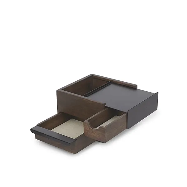 Umbra "Stowit" Mini Jewelry Box - Black & Walnut product thumbnail 2