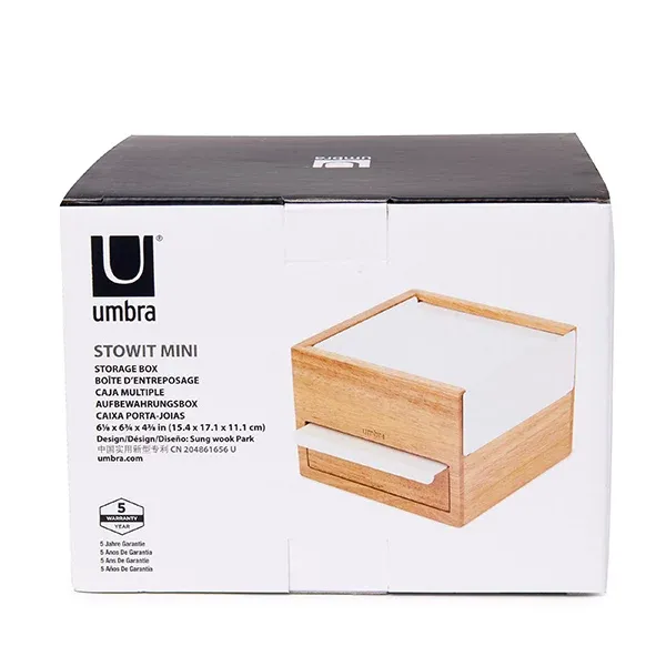 Umbra "Stowit" Mini Jewelry Box - Natural product thumbnail 4