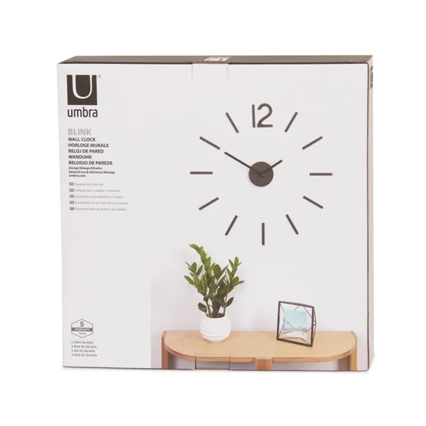 Umbra Blink Wall Clock - Black product thumbnail 5