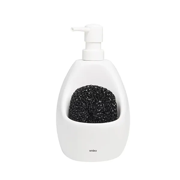 Umbra Joey Soap Dispenser With Sponge Caddy - White product thumbnail 5