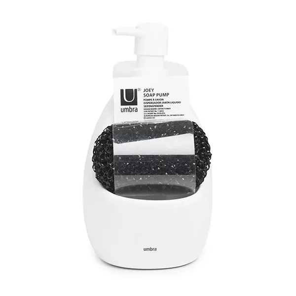 Umbra Joey Soap Dispenser With Sponge Caddy - White product thumbnail 3