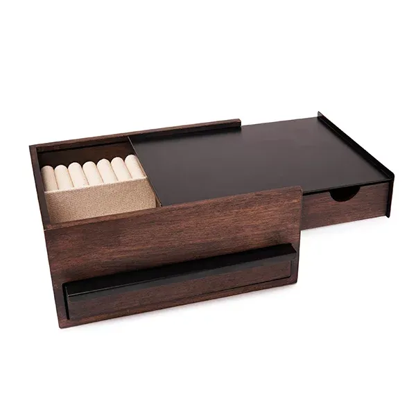 Umbra "Stowit" Jewelry Box - Black & Walnut product thumbnail 3