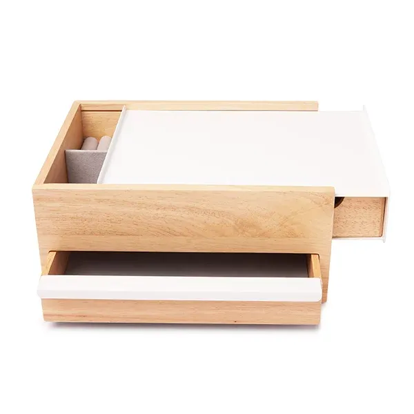 Umbra "Stowit" Jewelry Box - White & Natural product thumbnail 8