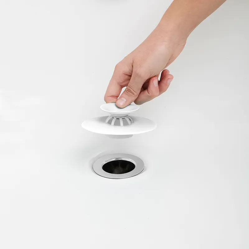 Umbra Flex Drain Plug & Hair Catcher - White product thumbnail 3