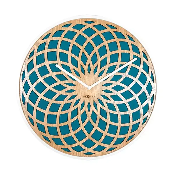 NeXtime Sun Wall Clock , Large - Turquoise product thumbnail 4