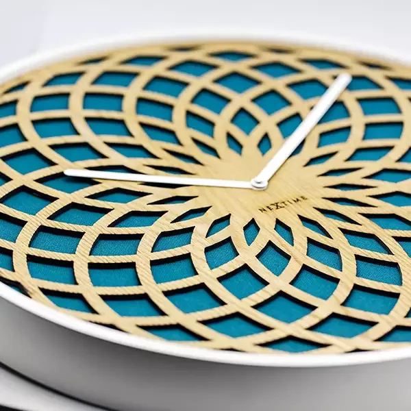 NeXtime Sun Wall Clock , Large - Turquoise product thumbnail 6