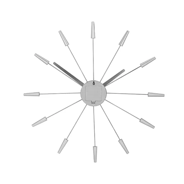 Nextime "Plug Inn" Wall Clock - Silver product thumbnail 2