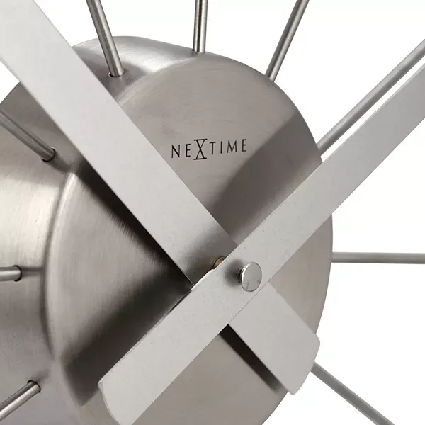 Nextime "Plug Inn" Wall Clock - Silver product thumbnail 3