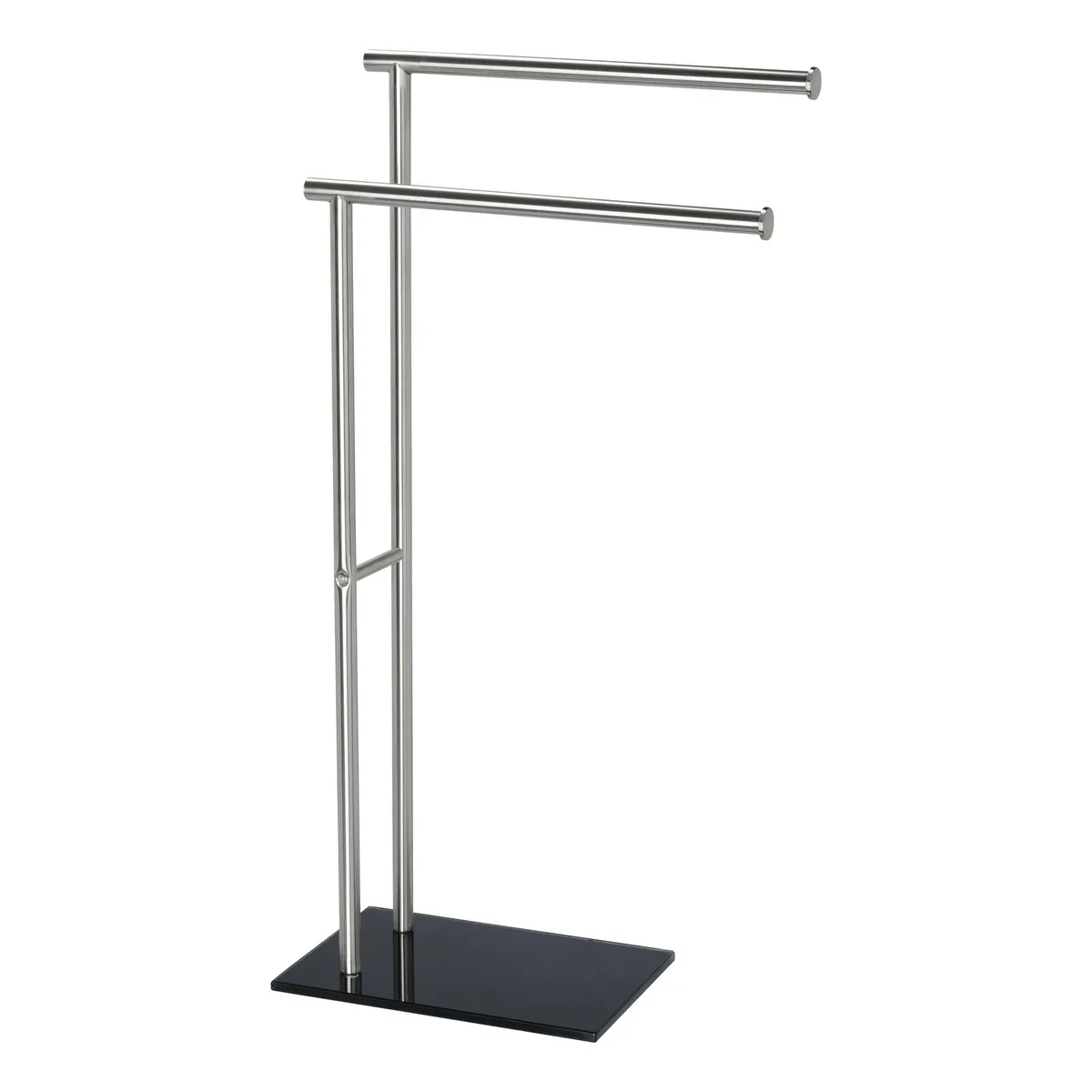 Wenko Lima Towel Holder - Chrome & Black product thumbnail 2