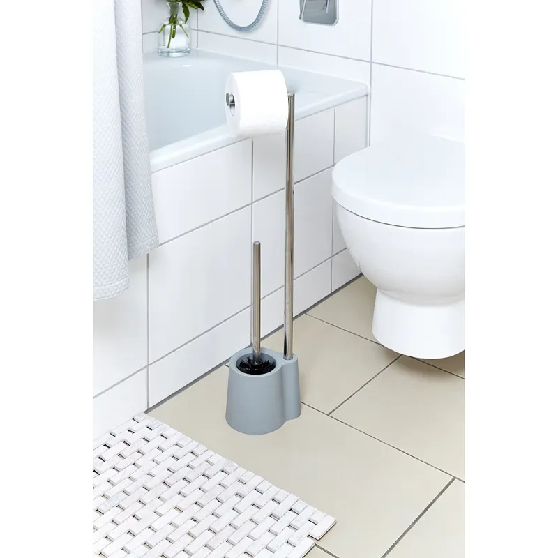 Wenko Avola Free-standing Rustproof Toilet Set - Grey product thumbnail 2