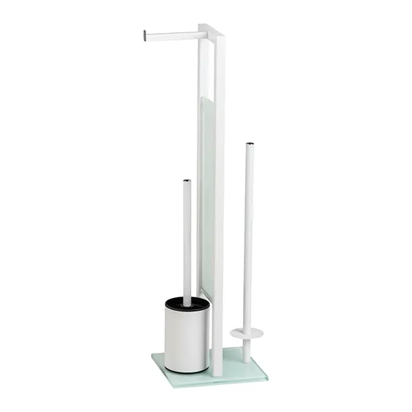 Wenko Rivalta Free-standing Rustproof Toilet Set - White product thumbnail 2