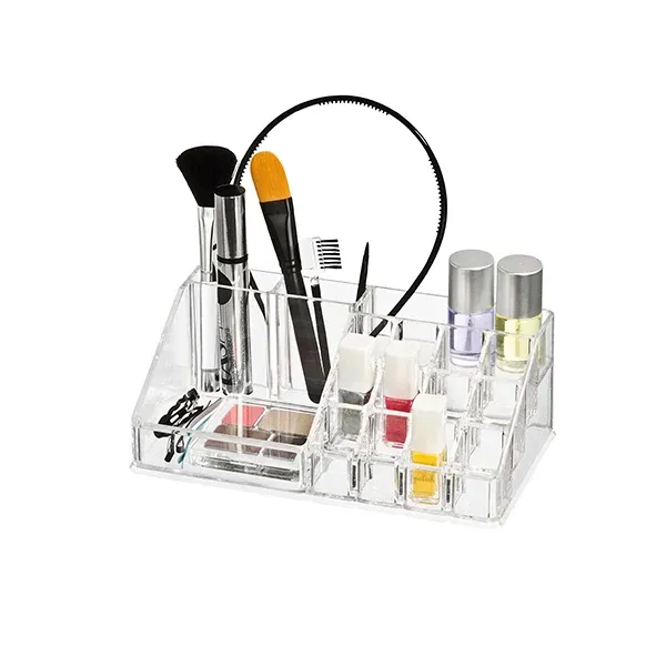 Wenko Femme Cosmetic Organizer With 16 compartment - Clear product thumbnail 4