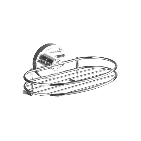 Wenko Milazzo Vacum-Loc Soap Dish - Stainless Steel - Silver product thumbnail 2