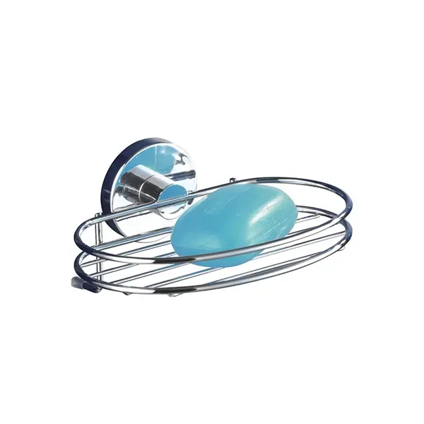 Wenko Milazzo Vacum-Loc Soap Dish - Stainless Steel - Silver product thumbnail 3