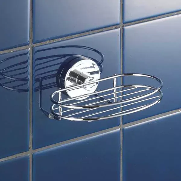 Wenko Milazzo Vacum-Loc Soap Dish - Stainless Steel - Silver product thumbnail 4