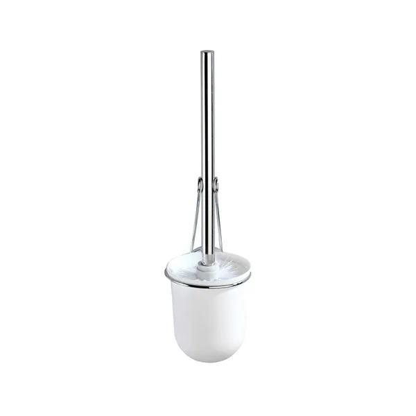 Wenko Toilet Brush" Vacuum-loc" - Stainless Steel - White product thumbnail 4