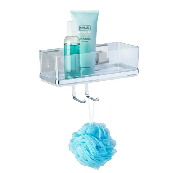 Wenko Quadro Vacuum-Loc Wall Shelf with Hook product thumbnail 2