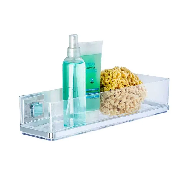 Wenko Maxi Shelf "Vacuum-loc Quadro" - Clear product thumbnail 2