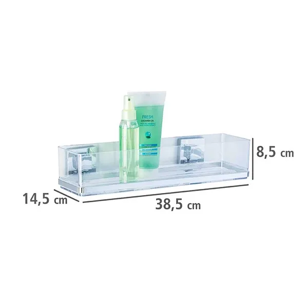 Wenko Maxi Shelf "Vacuum-loc Quadro" - Clear product thumbnail 7