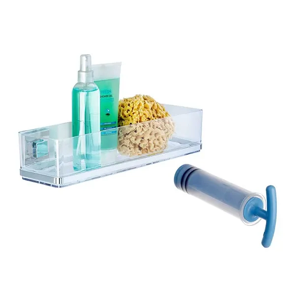 Wenko Maxi Shelf "Vacuum-loc Quadro" - Clear product thumbnail 5