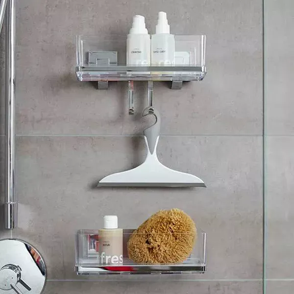 Wenko Maxi Shelf "Vacuum-loc Quadro" - Clear product thumbnail 6