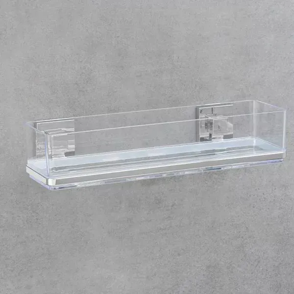 Wenko Maxi Shelf "Vacuum-loc Quadro" - Clear product thumbnail 4