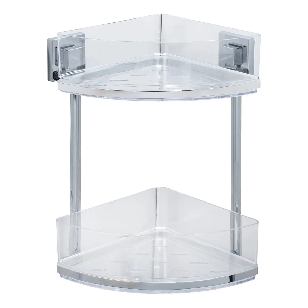 Wenko Vacuum-Loc Quadro 2-Tier Corner Rack - Chrome product thumbnail 4