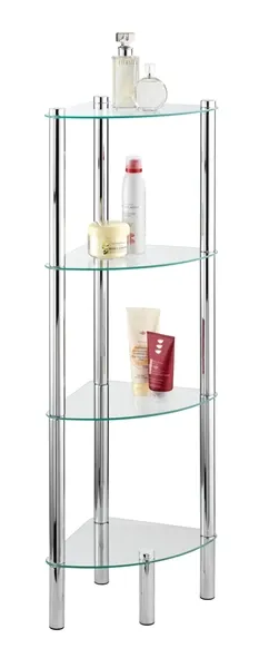 Wenko Yago Corner Rack Unit, 4 Shelves product thumbnail 4