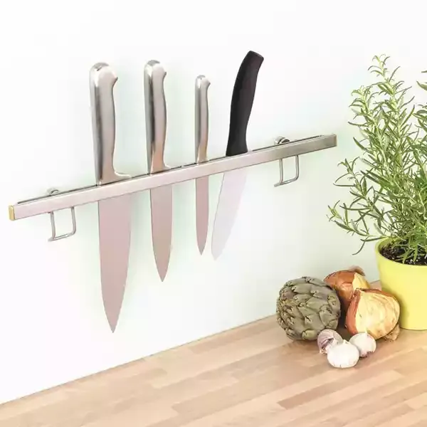 Wenko Premium Knife Rail, Metal - Silver product thumbnail 2