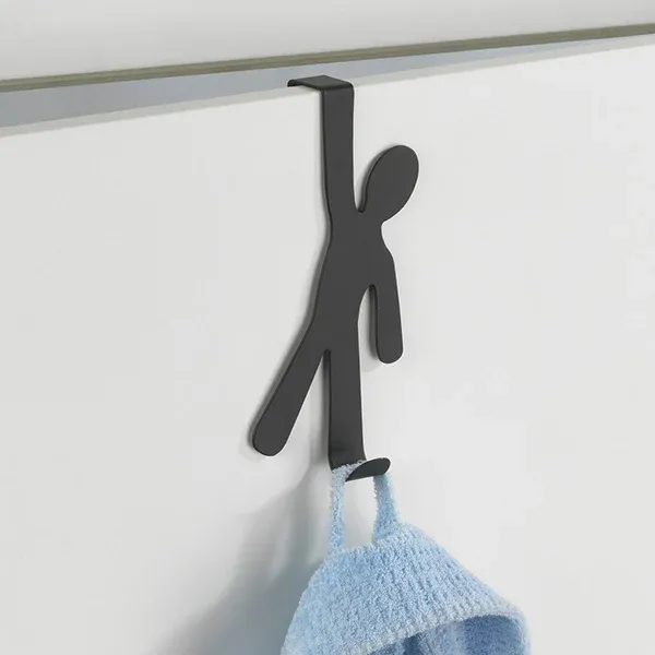 Wenko Door Hook "Boy" - Stainless Steel - Black product thumbnail 4