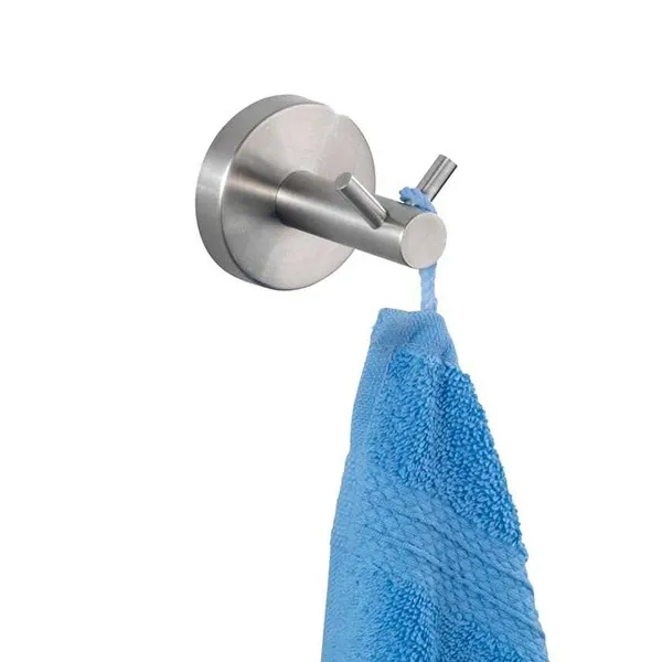 Wenko "Bosio" Double Hook - Stainless Steel - Silver product thumbnail 2