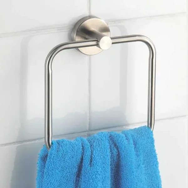 Wenko "Bosio" Towel Ring - Stainless Steel - Silver product thumbnail 4