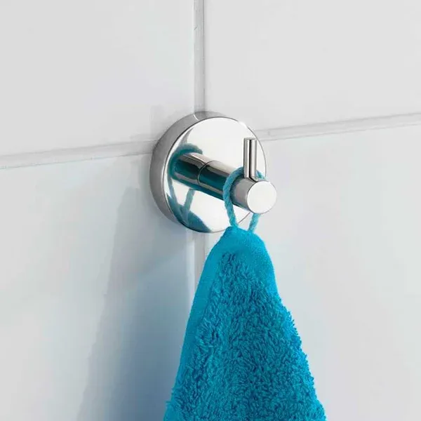 Wenko "Bosio" Wall Hook - Stainless Steel - Silver product thumbnail 4