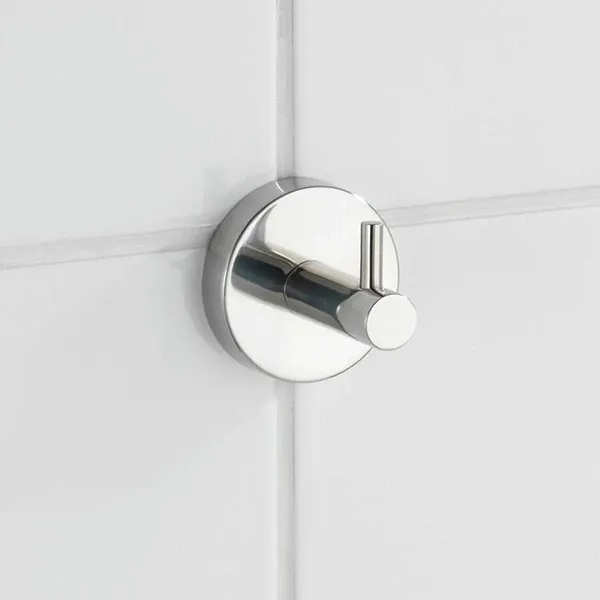 Wenko "Bosio" Wall Hook - Stainless Steel - Silver product thumbnail 2