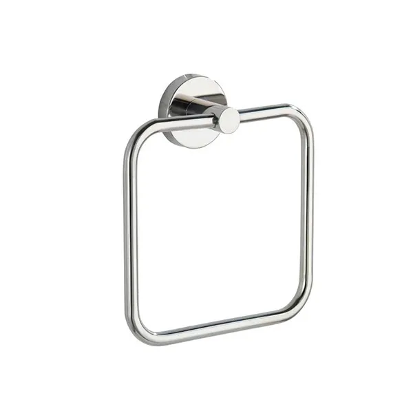 Wenko "Bosio" Towel Ring - Stainless Steel - Shiny Silver product thumbnail 2