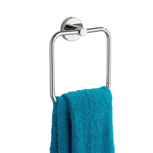 Wenko "Bosio" Towel Ring - Stainless Steel - Shiny Silver product thumbnail 3
