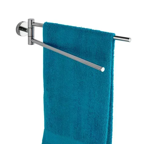 Wenko "Bosio" Towel holder - Stainless Steel - Shiny Silver product thumbnail 3