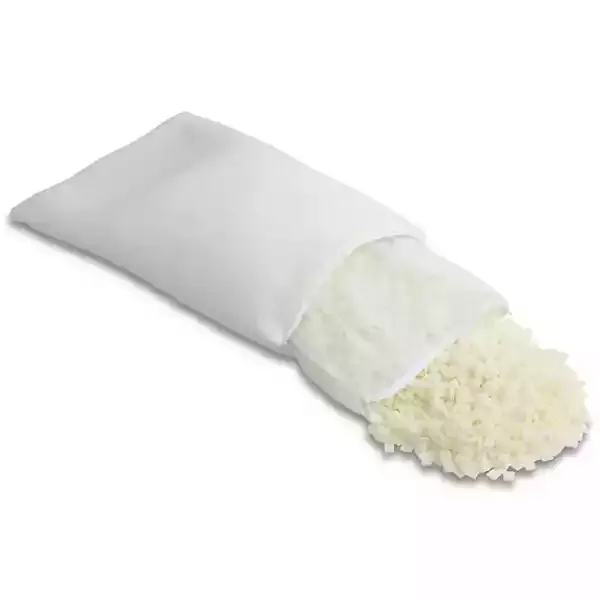 Nova Home Memory Chip Pillow - Anti Allergy & Bacteria - 100% Cotton Cover - White product thumbnail 4