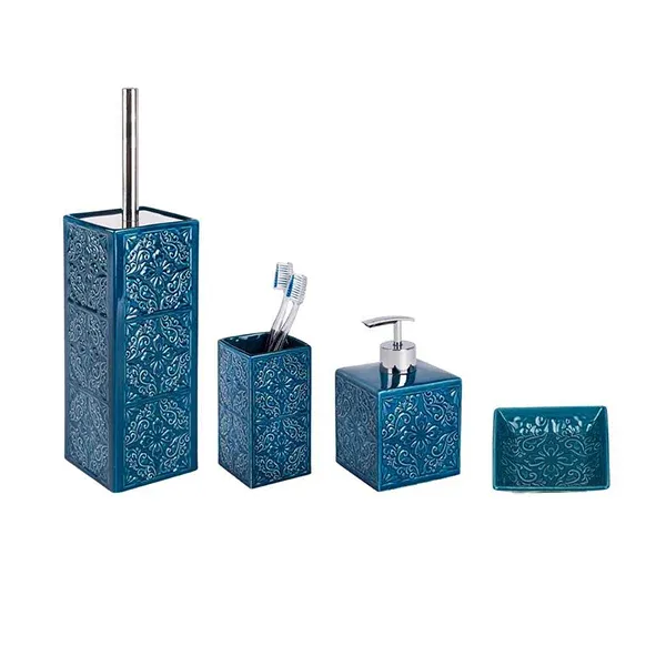 Wenko "Cordoba" Toothbrush Tumbler - Pottery - Dark Blue product thumbnail 5