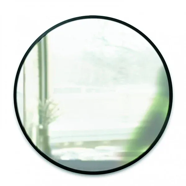 Umbra "Hub" Decorative Round Wall Mirror - 60.9 cm - Black product thumbnail 2