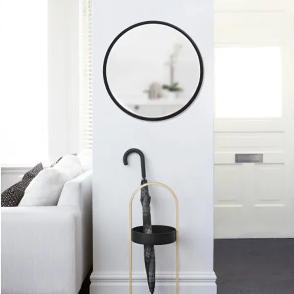 Umbra "Hub" Decorative Round Wall Mirror - 60.9 cm - Black product thumbnail 4
