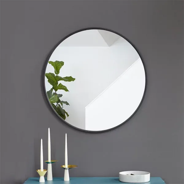 Umbra "Hub" Decorative Round Wall Mirror - 60.9 cm - Black product thumbnail 5