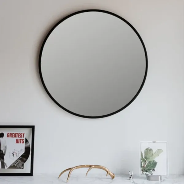 Umbra "Hub" Decorative Round Wall Mirror - 60.9 cm - Black product thumbnail 6